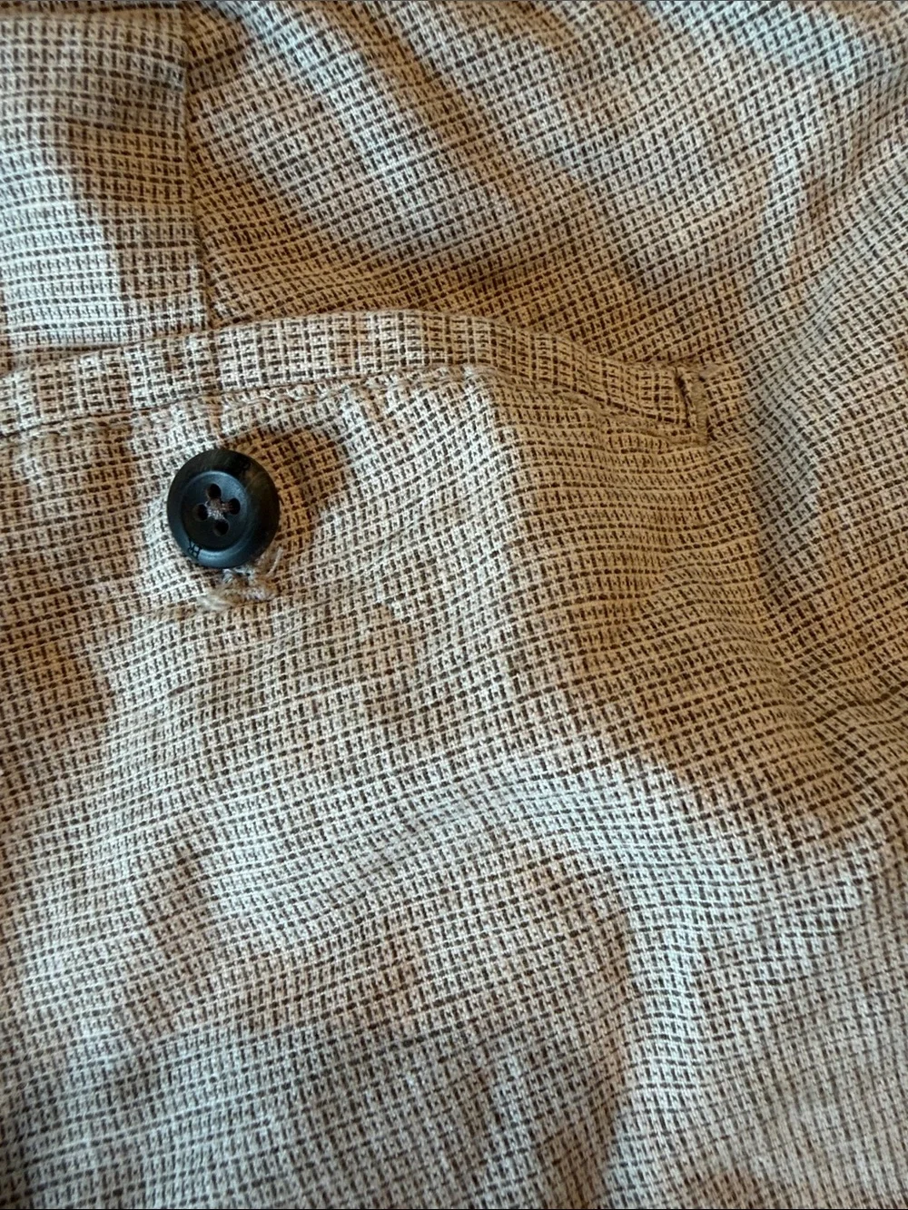 Banana Republic Men's Light Tan Flat-Front Shorts